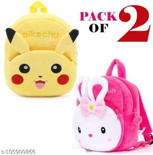 Lizzot Combo Of 2 Pikachu 12 L Backpack
