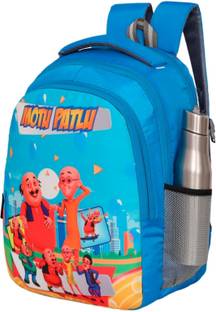 ARISTOTOUR Motu Patlu 30 Litre Nursery (LKG/UKG/1st to 5th std) Boys Girls Kids School Bag Backpack