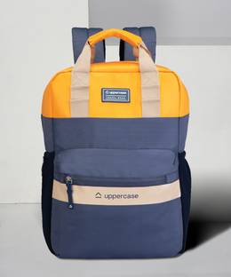 Uppercase 17L Vegan Leather 14.6'' Laptop Backpack, Rainproof Zippers 17 L Laptop Backpack