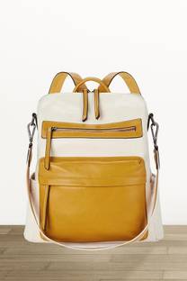 TrueArch Women Leather Convertible Shoulder Bag Ladies Anti theft Satchel Sling Travel 25 L Backpack