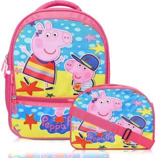 Stylbase 3D Character Kids School Bag combo with lunch Bag STB74 Waterproof School Bag