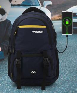 WROGN ASHPER Unisex with USB Port and Rain Cover 40 L Laptop Backpack