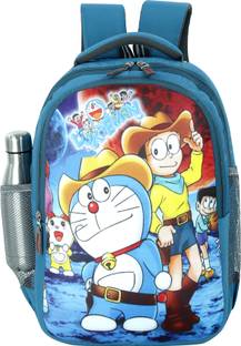 bayo Doraemon 35 L 47cm For 1st/2nd/3rd/4th & 5th class school Bag Boys/Girls Waterproof School Bag