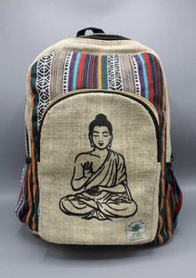 Shreel World medium hemp buddha 22 L Laptop Backpack