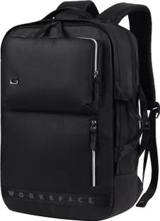 Gear WORKSPACE HYBRID LEATHER BRIEFCASE LAPTOP BACKPACK 21 L Laptop Backpack