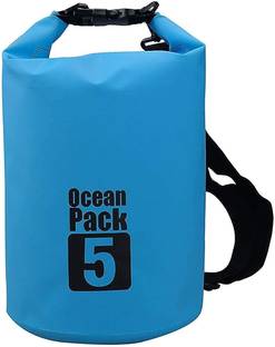 POXEFLIP 5 Liter Heavy-Duty PVC Water Proof Ocean Pack Dry Bag Sack Storage Bag 5 L Backpack