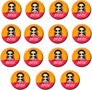 Exciting Lives Bride and Groom Badge