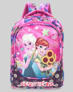 sapna Rockstar pink Waterproof School Bag