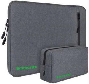 EMMCRAZ 15.6 Inch Laptop Sleeve / Slip Case Cover Bag With Charger Pouch Laptop Bag Waterproof Laptop Sleeve/Cover