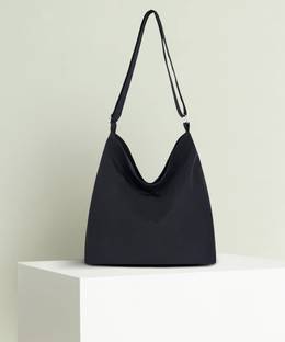 RESA Canvas Hobo - Black Tote bag-- 1 Piece Sling Bag