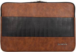 Cosmus Wave Durable PU Laptop Sleeve for upto 15.6 inches - Tan Waterproof Laptop Sleeve/Cover