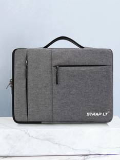 Straplt 14.5-15 Inch Laptop Sleeve Bag Case Briefcase for Notebook Computer Ultrabook MacBook Air/Pro Waterproof Protective Tables Case Laptop Sleeve Case Portable Handle Laptop Bag,Dark Gray Waterproof Laptop Sleeve/Cover