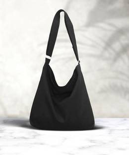 Lify Canvas Hobo Bag-Black Sling Bag