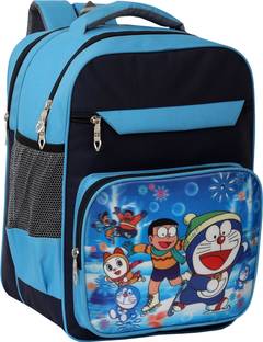 KRAFTON Good Quality ( 16 x12x 6 inches ) Class Nursery to 3rd Waterproof School Bag