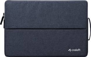 CRALOFT 15.6 Inch Laptop Sleeve / Slip Case Cover Bag With Side Handle (L25_Grey) Laptop Sleeve/Cover