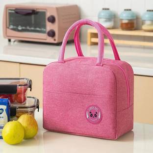 Pinkmpire Portable Insulate Travel Tiffin Lunch Bag Aluminum Foil Inner Cover Reusable वाटरप्रूफ