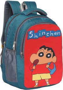 AAZAA Shinchan Nice Quality Suitable for Nursery to 1st Class Standard Boys & Girls Waterproof School Bag
