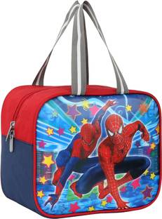 LINOX SPIDERMAN Tiffin Bag For School Office Picnic Waterproof Lunch Bag