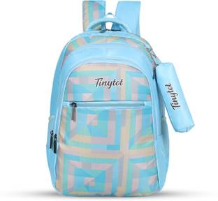 Tinytot SB117_11 School Backpack College Bag Travel Bag with Pencil Pouch 3rd Standard onward Waterproof School Bag