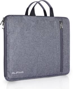 Alifiya 15.6 Inch Laptop Sleeve / Slip Case Cover Bag With Handle (L22_Grey) Laptop Sleeve/Cover