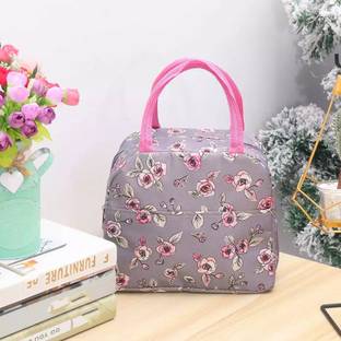 Grilazza Portable Insulate Tiffin Travel Hand Lunch Bag with Aluminum Foil Cover Reusable Waterproof Lunch Bag