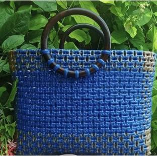 PRIMIYA OCCASIONAL WOODEN HANDLE BAG Waterproof Weekender