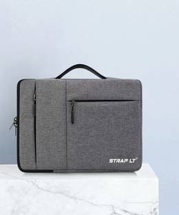 Straplt 14.5-15 Inch Laptop Sleeve Bag Case Briefcase for Notebook Computer Ultrabook MacBook Air/Pro Waterproof Protective Tables Case Laptop Sleeve Case Portable Handle Laptop Bag,Dark Gray Waterproof Laptop Sleeve/Cover