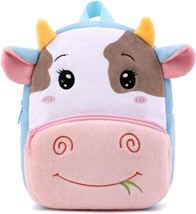 HappyChild Toddler Bag Plush Animal Cartoon Mini Travel Bag for Baby Girl Boy 1-6 Years School Bag