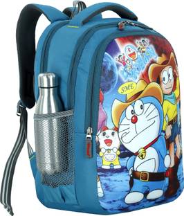 bayo Doreamon 18×13 inch Pre-School 47cm For 1st std-5th std Lightweight school Bag Waterproof School Bag