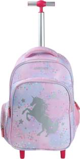 NOVEX Unicorn 18" Kids Backpack Trolley Bag with 2 Wheel / School Bag / Backpack Kids Backpack