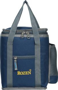 Rozen Lunch Tiffin Bag roz101-Navyblue for School Office Picnic Waterproof Lunch Bag