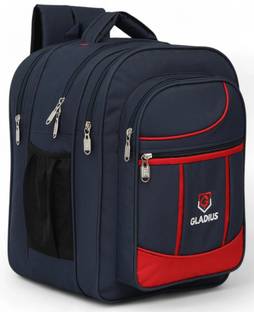 GLADIUS Stylish Navy Blue School Bag for Boys & Girls of Class 5th - 10th Waterproof School Bag