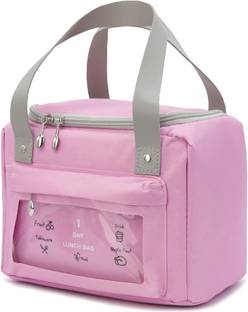 HOUSE OF QUIRK Three-Layer Thick Fabric Women Lunch Bag Insulated Reusable Lunch Bag Waterproof Lunch Bag