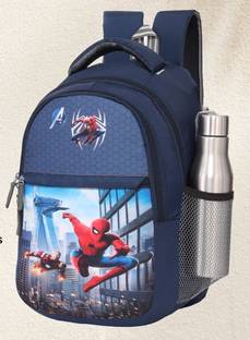 CUBEx Ligh-twieght Unisex Kid's 20L Spiderman School Bag for (Nursery to 1st class) Waterproof School Bag
