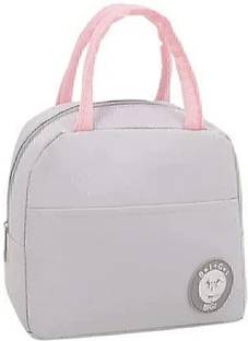 Flywind Small Reusable Insulated Lunch Bag Cooler Tote Box with Front Pocket Lunch Bag