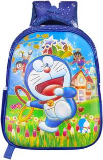 GYNSUN Doremon 3D Cartoon Kids bag for boys Primary, LKG, UKG kids Age 2-6 years वाटरप्रूफ