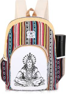 Mahaveer Collection Collage And School Backpack Shiv Ji Print Backpack 15 L Backpack