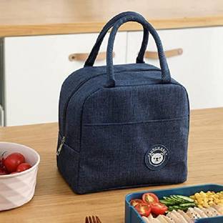 Hiki Ziki Travel Lunch Bag | Portable Zipper Bag | Tiffin Bag for Office/ School/ College 1 Containers Lunch Box