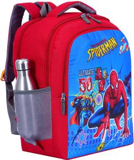 ELONONE SPIDERMAN Backpack 16×13 inch School For 1st std-4th std Lightweight School Bag School Bag