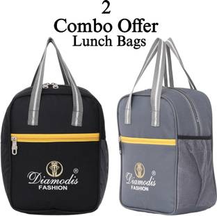 DIAMODIS FASHION New Trendy Hiquality All Age 2 Combo Lunch bag Tiffin bag Keep Food Hot and Warm Waterproof Lunch Bag