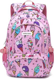Hyper Adam School Bags for Girls College Backpack Coaching Bag School Backpack Tuition Bag Waterproof School Bag