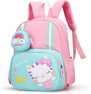 SYGA Kitten Design with Coin Purse for Preschool and Kindergarten Students, Waterproof School Bag
