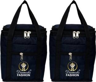 DIAMODIS FASHION Trendy Premium Quality School Office Lunch Bag Upto 3 Boxes Lunch Tiffin Bags A1 Waterproof Lunch Bag