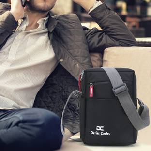 DEZiRE CRAfTS Trendy Stylish Shoulder Cross Body Office Business Messenger Bag Water Resistant for Boys and Girls Sling Bag
