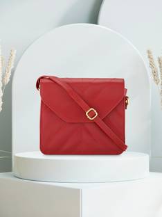 Fastrack Solid Brunch Edit Luscious Red Sling Bag Sling Bag
