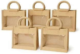 FROTOCITY Jute Bag Natural Multipurpose Bag