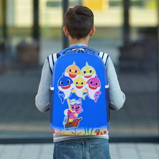 PLEXY BABYSHARK SCHOOL BAGS Waterproof Backpack