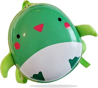 Bembika Kindergarten Cute Cartoon Kids School Bag for Boys and Girls, Toddler-Bird Green School Bag