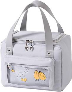 HOUSE OF QUIRK Three-Layer Thick Fabric Women Lunch Bag Insulated Reusable Lunch Bag Waterproof Lunch Bag