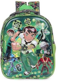 Muskaan School Bag For Kids 3D Ben 10 Plush Backpack For Small Kids Nursery Waterproof School Bag
